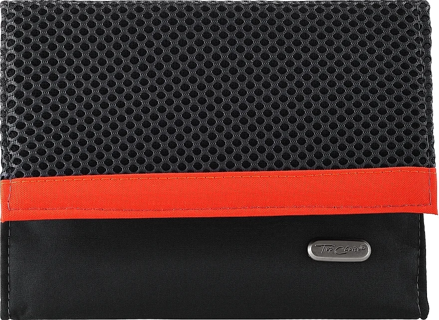 Beauty case da donna 94644, grigio-arancio