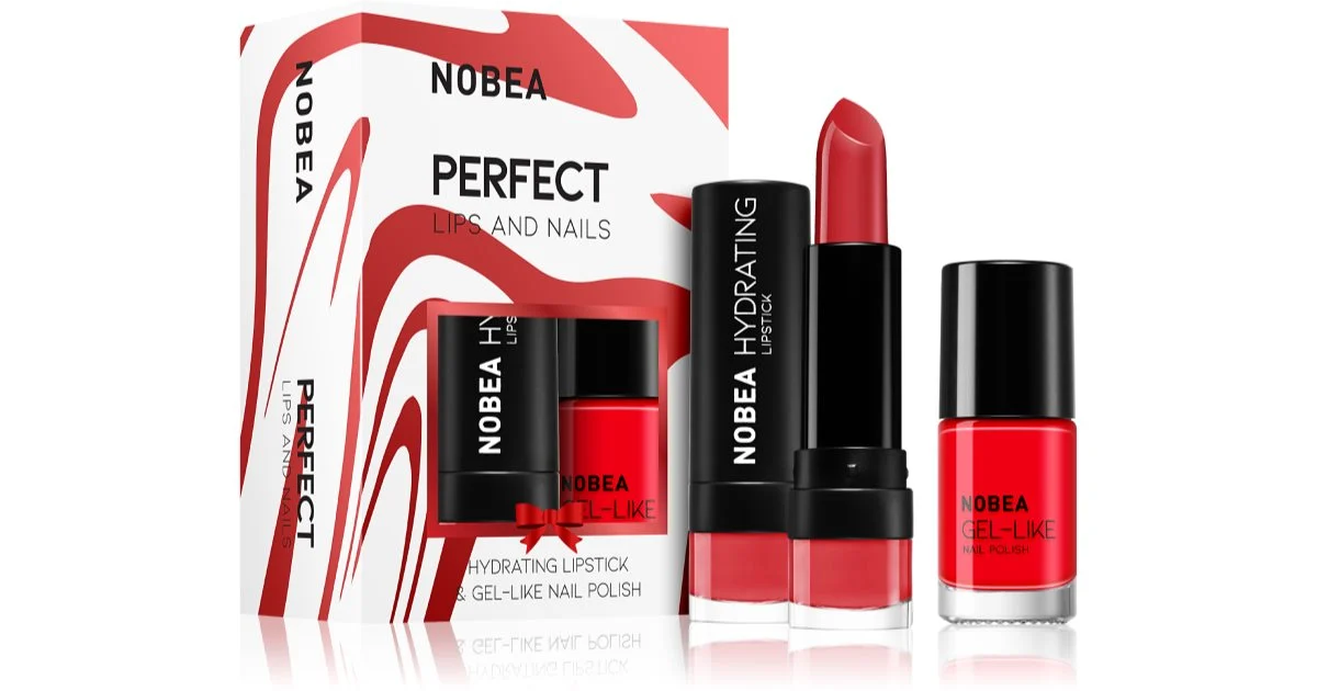 NOBEA Day-to-Day Perfect Set per il makeup labbra e unghie