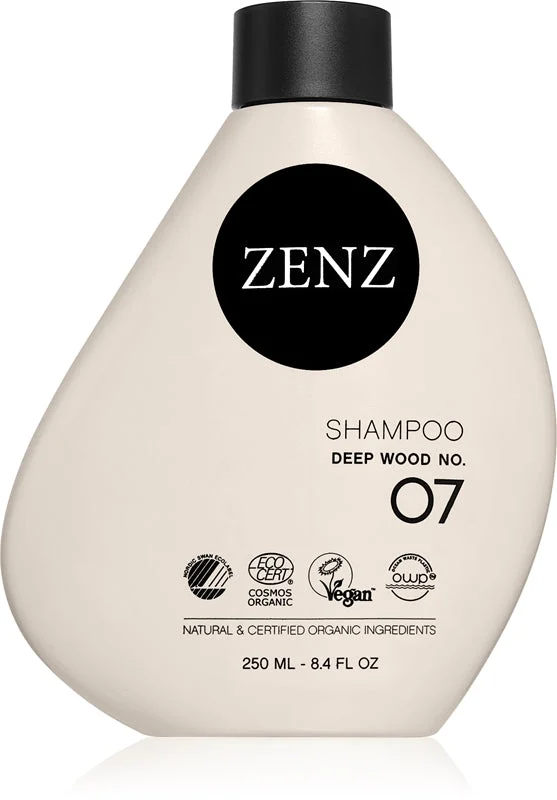 ZENZ Organic Deep Wood No. 07 shampoo rinforzante per cuoi capelluti sensibili 250 ml