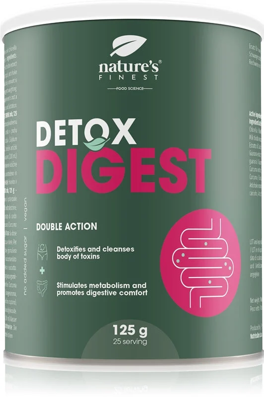 Natures Finest Detox Digest polvere con estratti vegetali 125 g