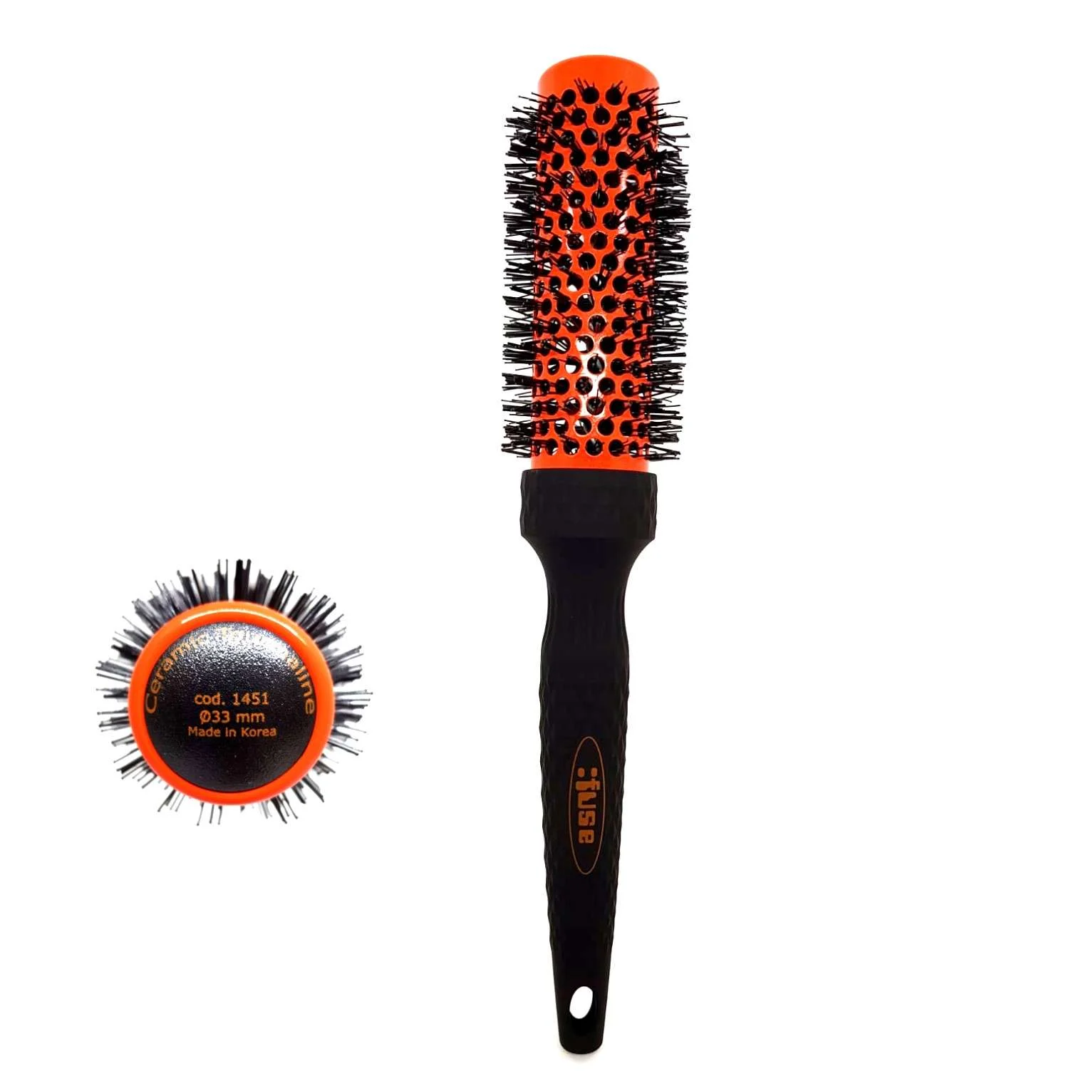 SPAZZOLA D:FUSE CERAMICA TOURMALINE MADE IN KOREA DIAM. 33