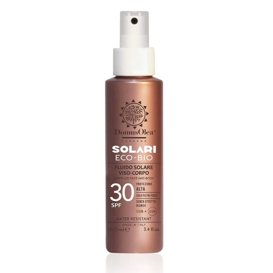 DOMUS OLEA TOSCANA Fluido Solare Viso e Corpo SPF 30