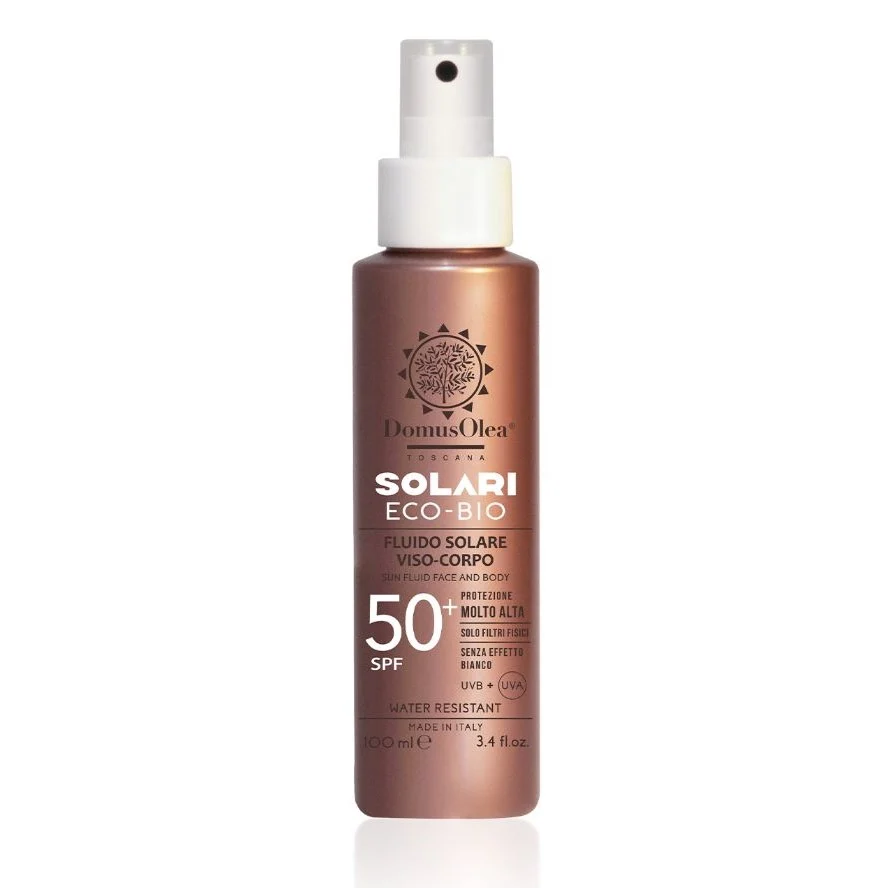 DOMUS OLEA TOSCANA Fluido Solare Viso e Corpo SPF 50+