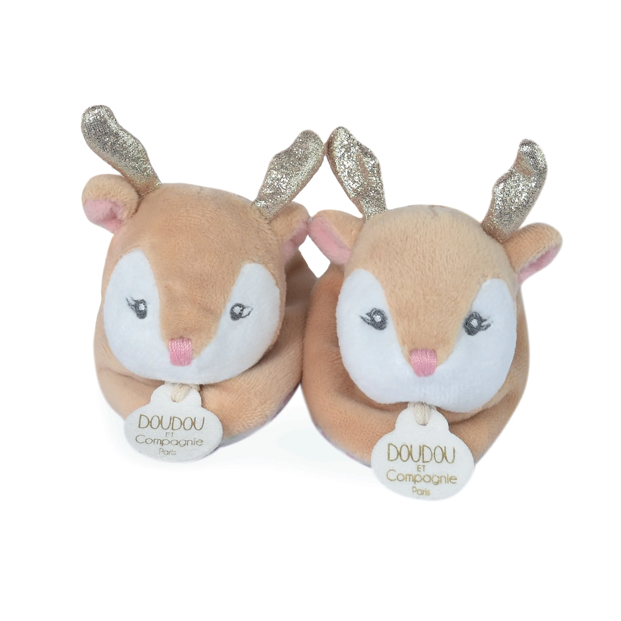 Doudou & Compagnie - Elea le Renne - Pantofole 0/6 mesi