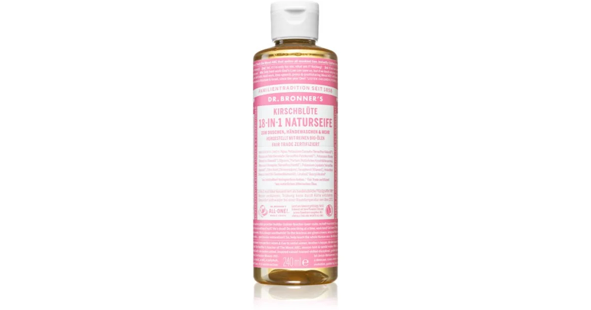 Dr. Bronner’s Cherry Blossom 18-in-1 sapone liquido universale 240 ml