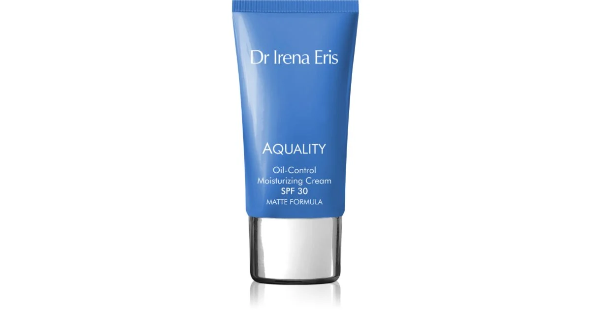 Dr Irena Eris Aquality Oil-Control Crema Idratante Di Idratazione Profonda Antirughe Spf 30 50 Ml