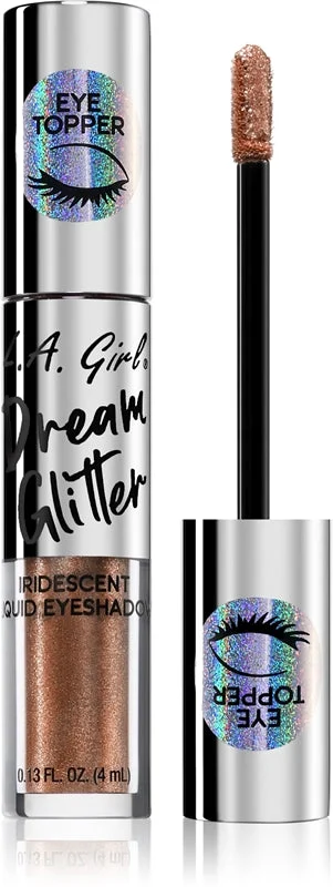 L.A. Girl Cosmetics Dream ombretti liquidi glitter colore Golden Rays 4 ml