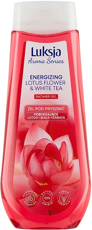 Gel doccia energizzante "Loto e tè bianco"