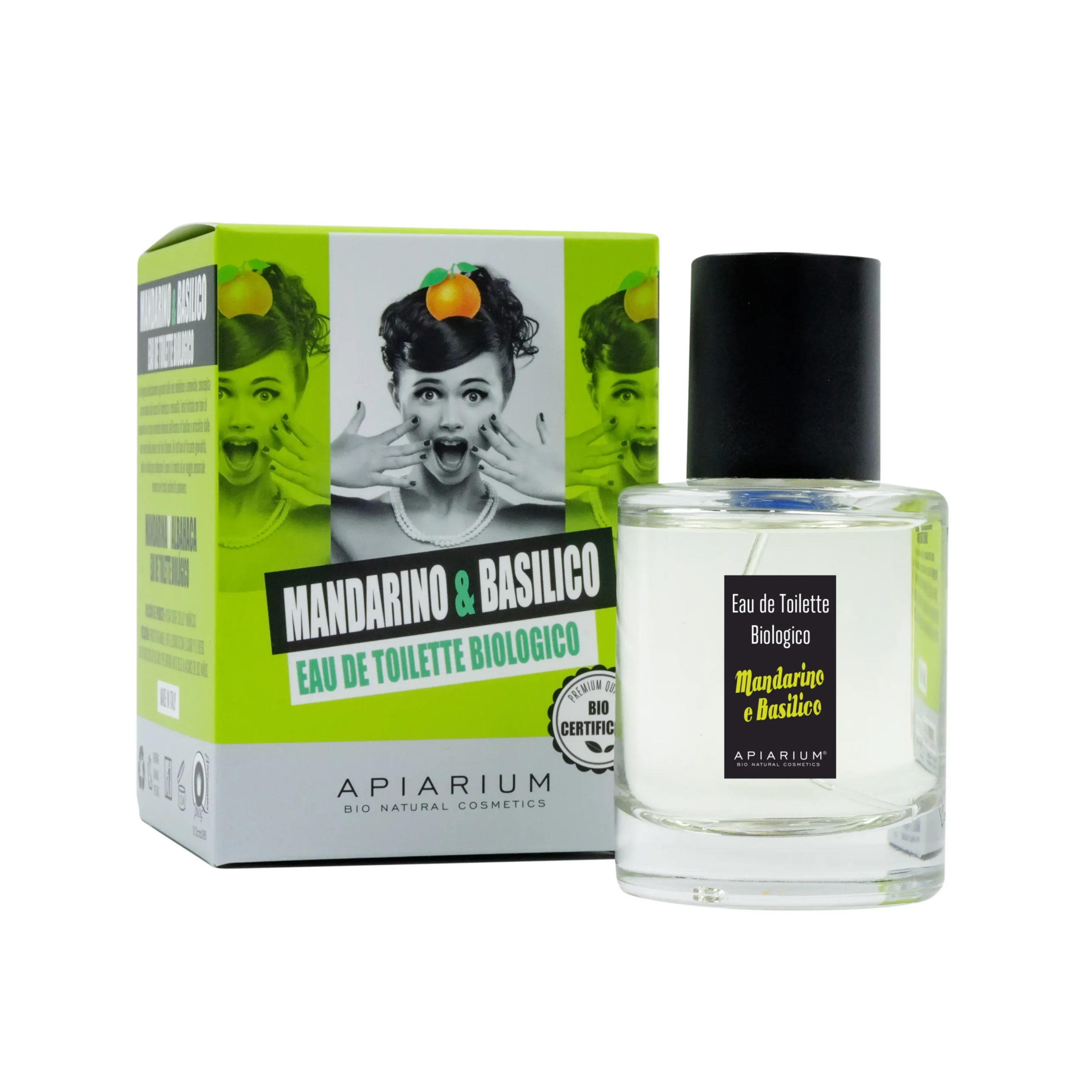 APIARIUM Eau de Toilette Biologico – Mandarino e Basilico 50 ml