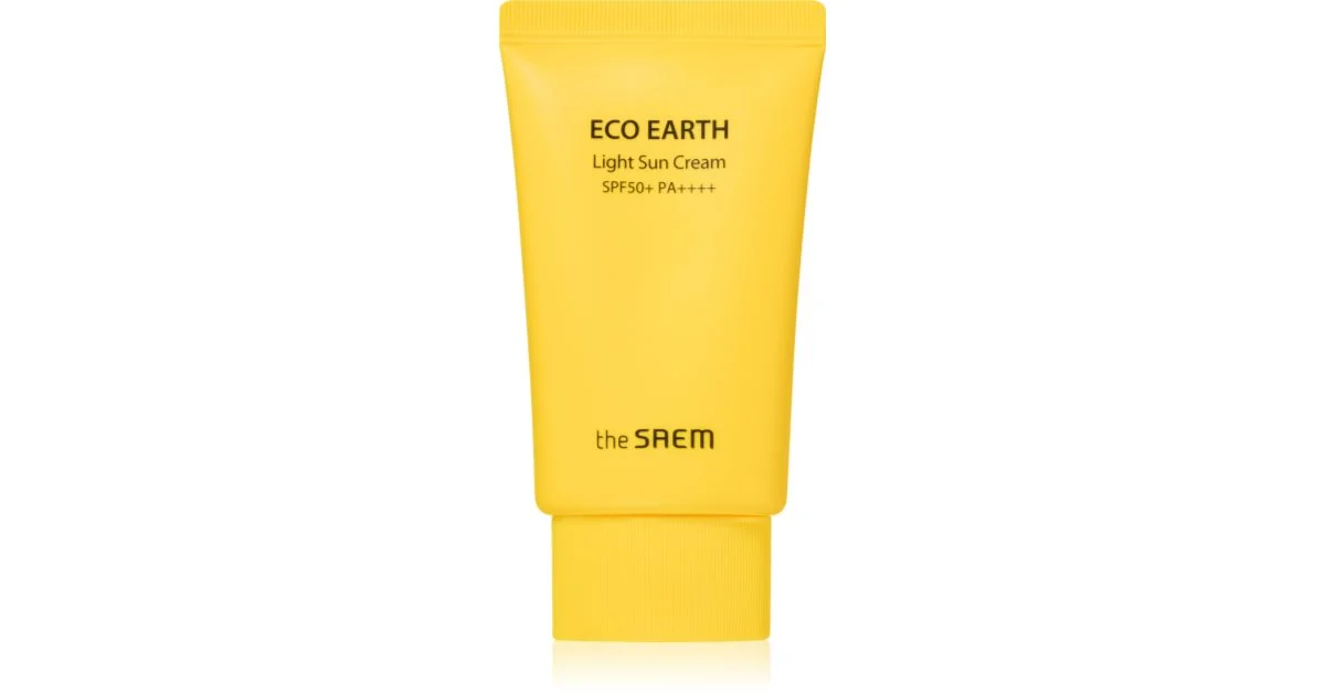 The Saem Eco Earth Light lozione protettiva ultra leggera SPF 50+ 50 g