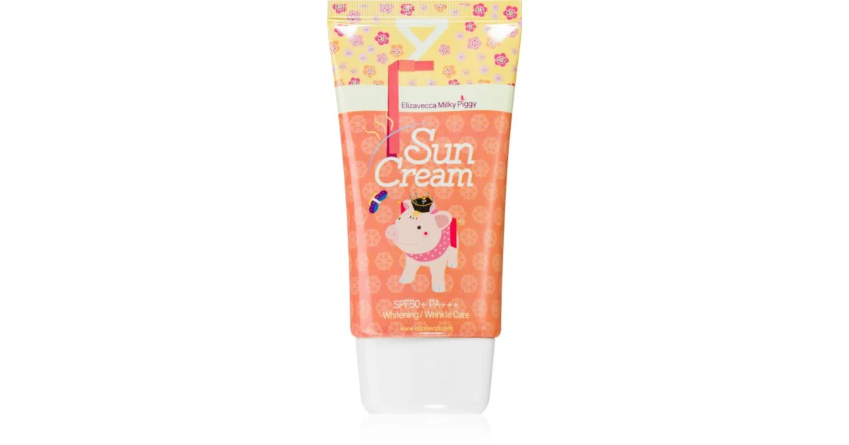 Elizavecca Milky Piggy Crema Abbronzante Protettiva Illuminante Spf 50+ 50 Ml