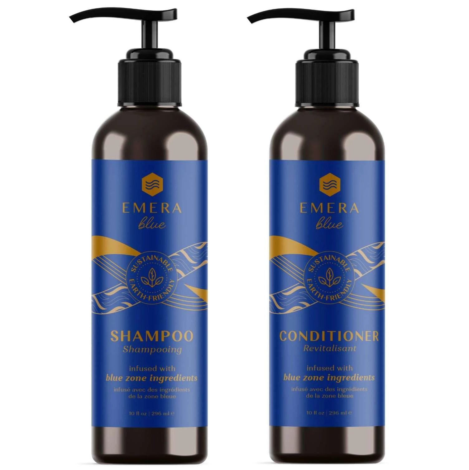 EMERA BLU SHAMPOO 296 ML. + CONDITIONER 296 ML.