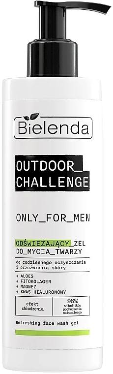 Gel detergente rinfrescante per viso