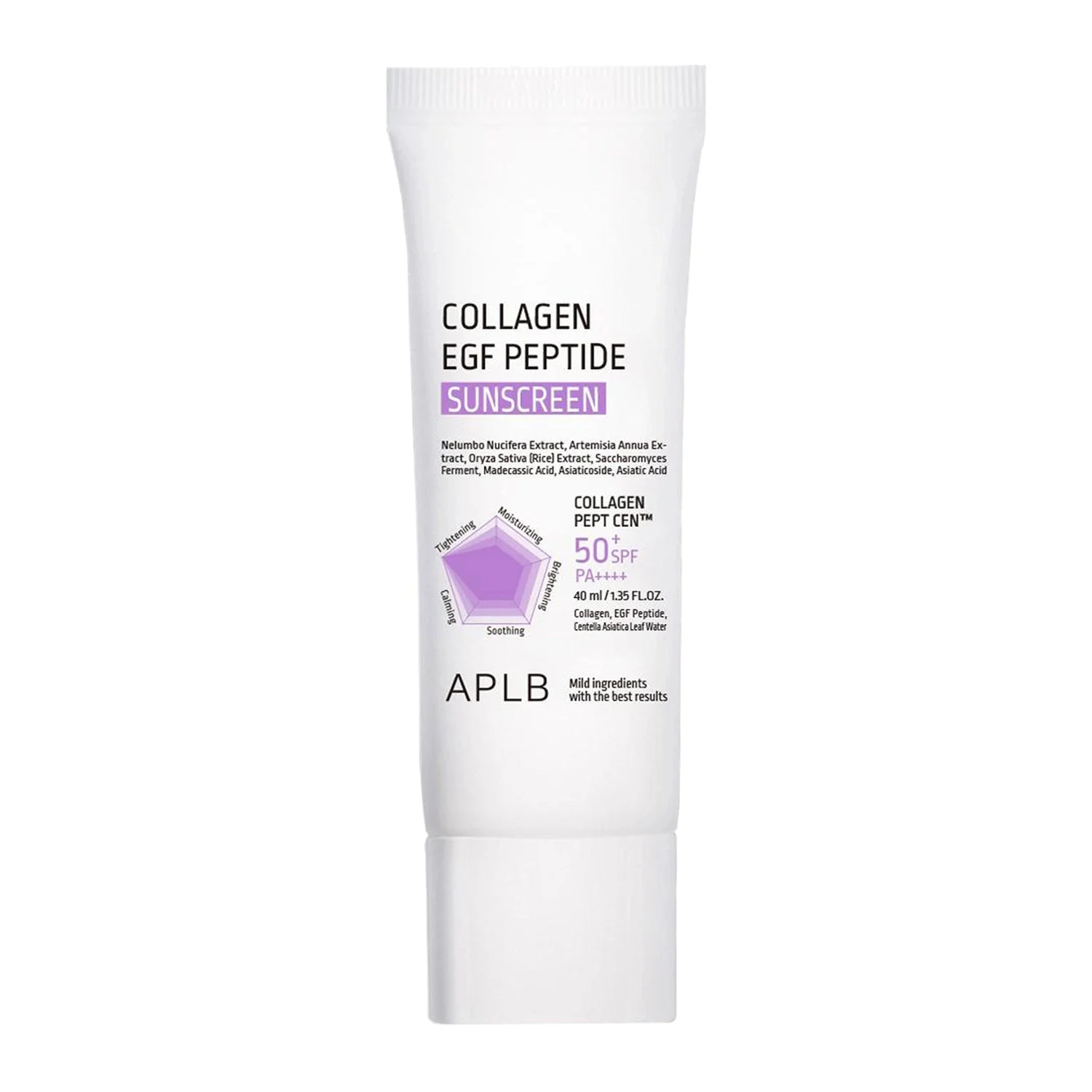 Aplb Collagene EGF Peptidi Protezione Solare SPF50+ Idratante 40ml