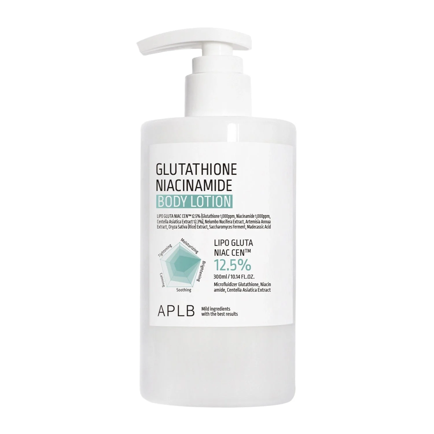 Aplb Glutatione Niacinamide Lozione Corpo Illuminante Idratante 300ml