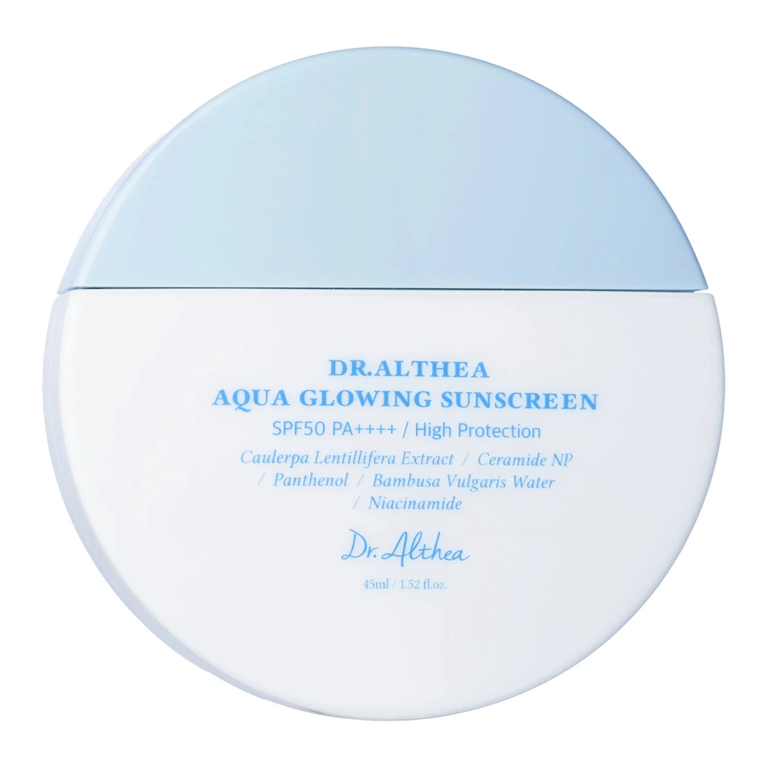 Dr. Althea Pro Lab Aqua Glowing Protezione Solare SPF50+ Idratante 45ml