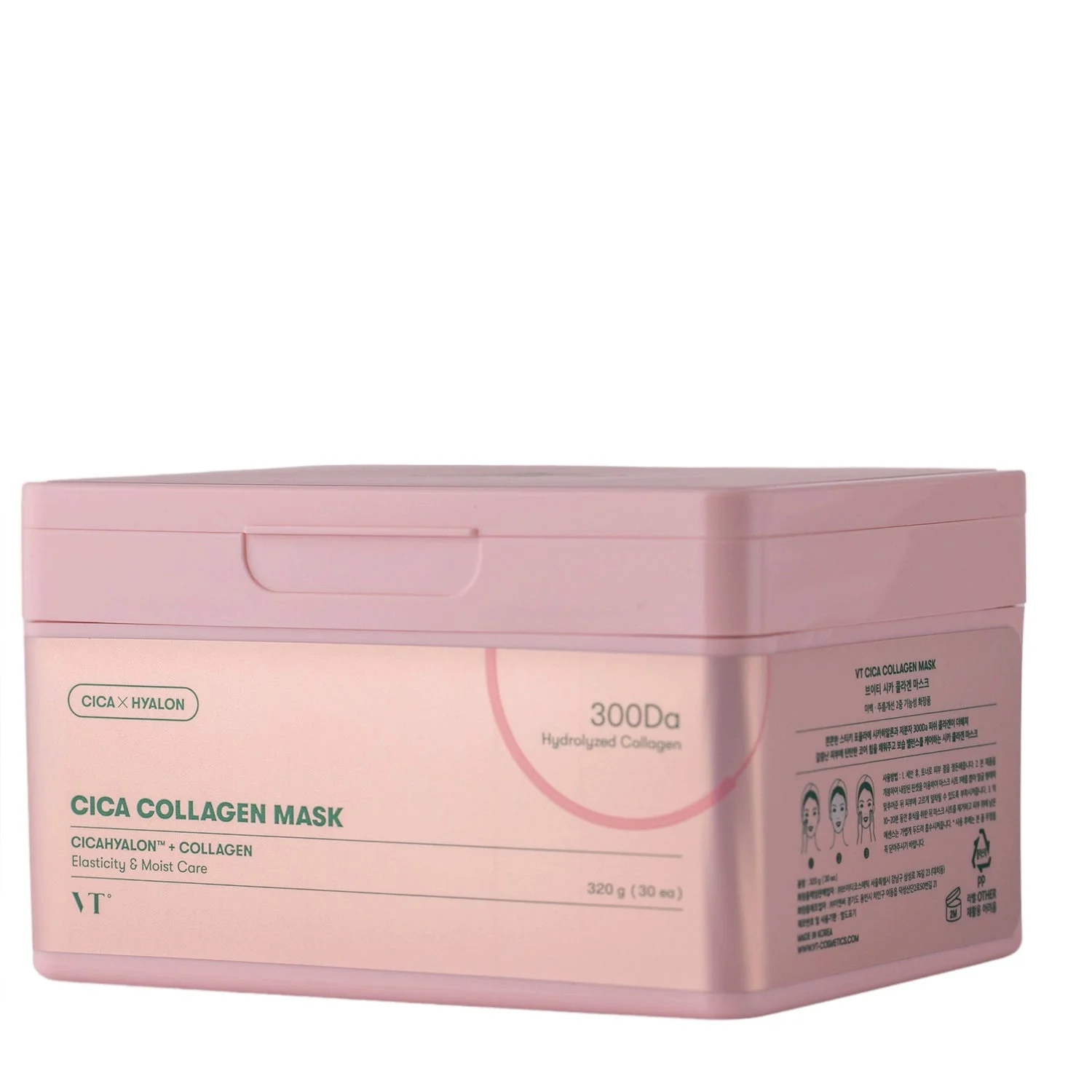 VT Cosmetics CICA Collagene Maschera Set Rassodante in Tessuto 30 pz 320g