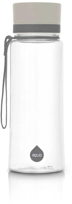 Equa Plain bottiglia per l’acqua colore grigio 600 ml