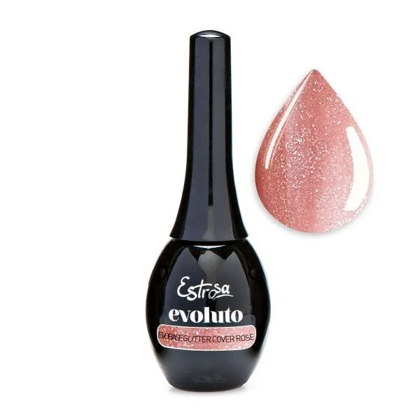 EVOLUTO EVOBASE GLITTER COVER ROSE 14 ML