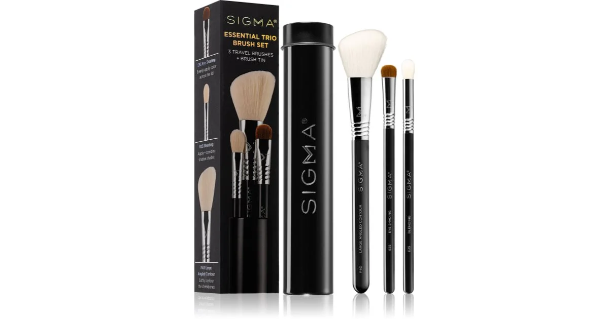 Sigma Beauty Essential kit di mini pennelli per il viso 4 pezzi