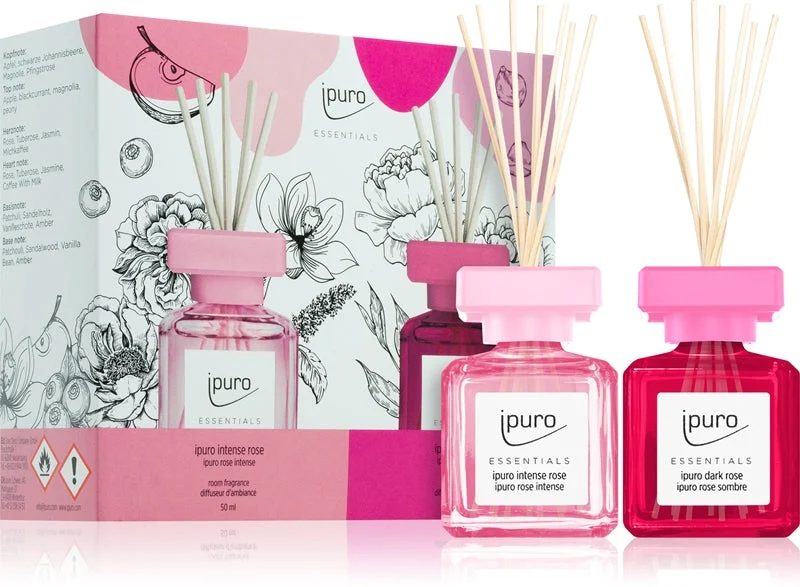 ipuro Essentials Intense & Dark Rose confezione regalo 2× 50 ml