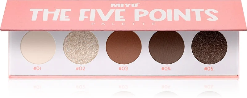 Miyo The five points palette di ombretti colore 01 We are golden