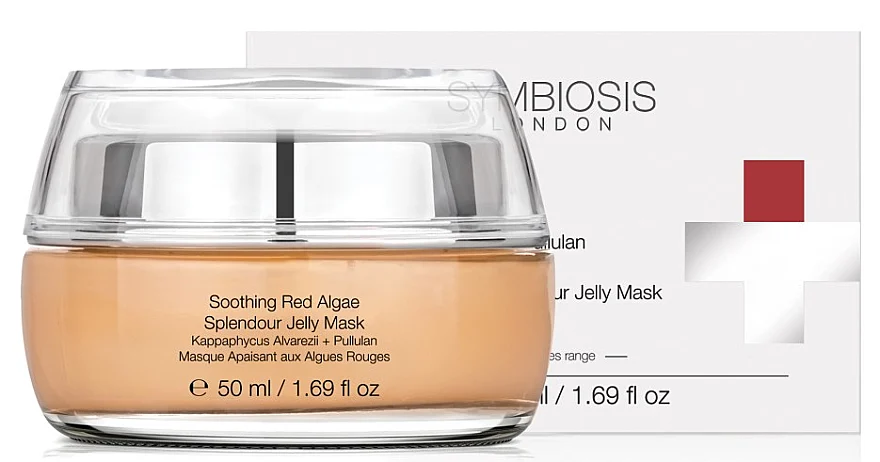 Maschera gelatinosa lenitiva alle alghe rosse