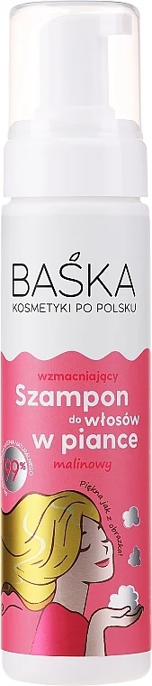 Shampoo-schiuma per capelli "Lampone"