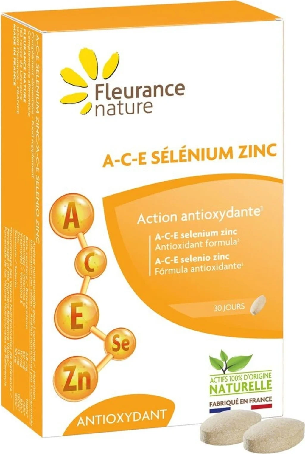 Fleurance Nature A-C- E Selenio Zinco 30 compresse