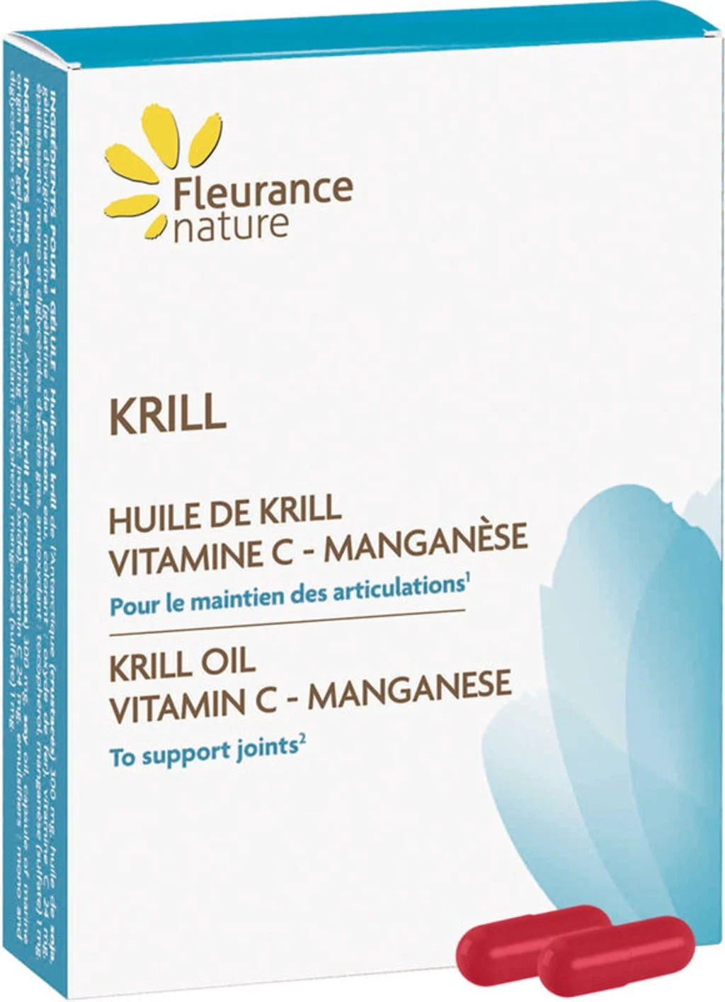 Fleurance Nature Olio di Krill Vitamina C Manganese 15 capsule