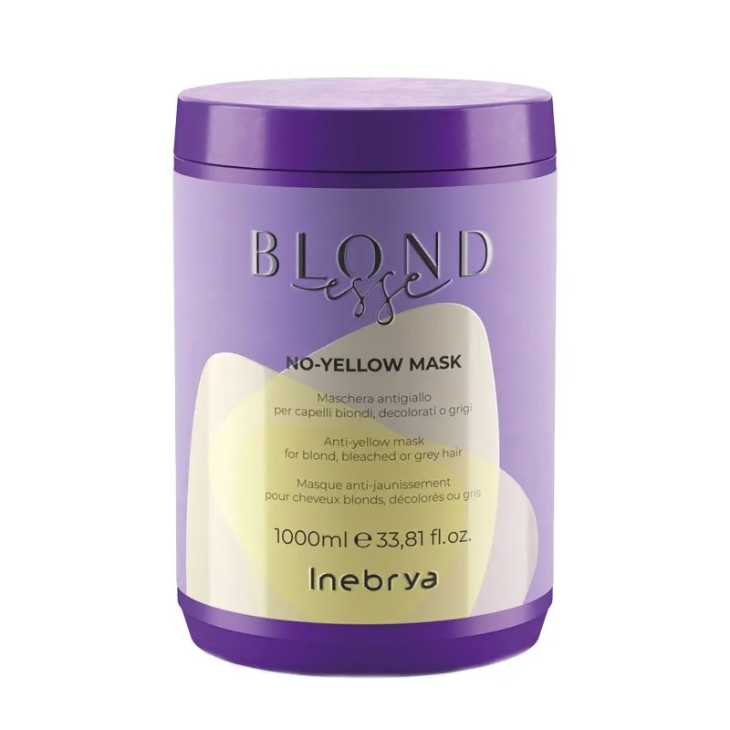 INEBRYA ICE CREAM BLONDESSE MASCHERA ANTIGIALLO PER CAPELLI DECOLORATI O CON MECHES 1000ML