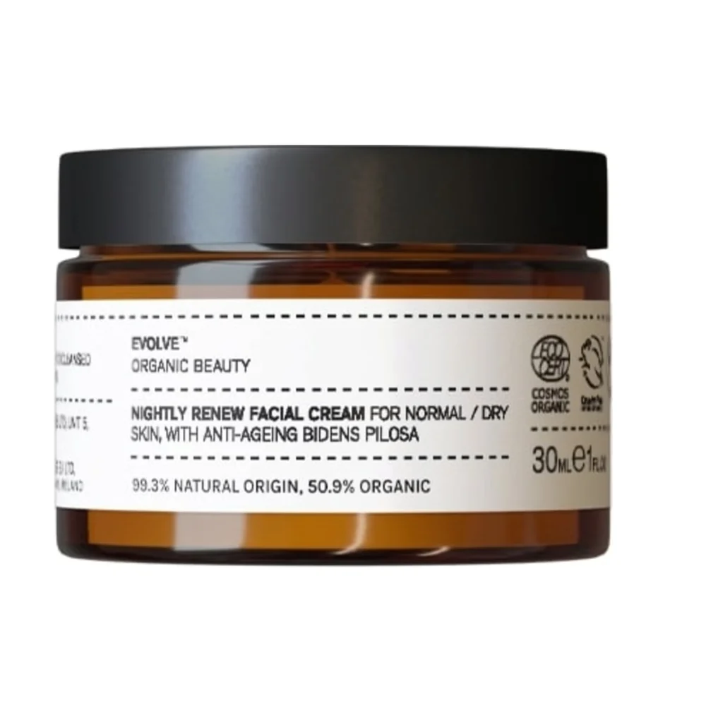 Evolve organic beauty Crema viso rinnovante notturna 30 ml