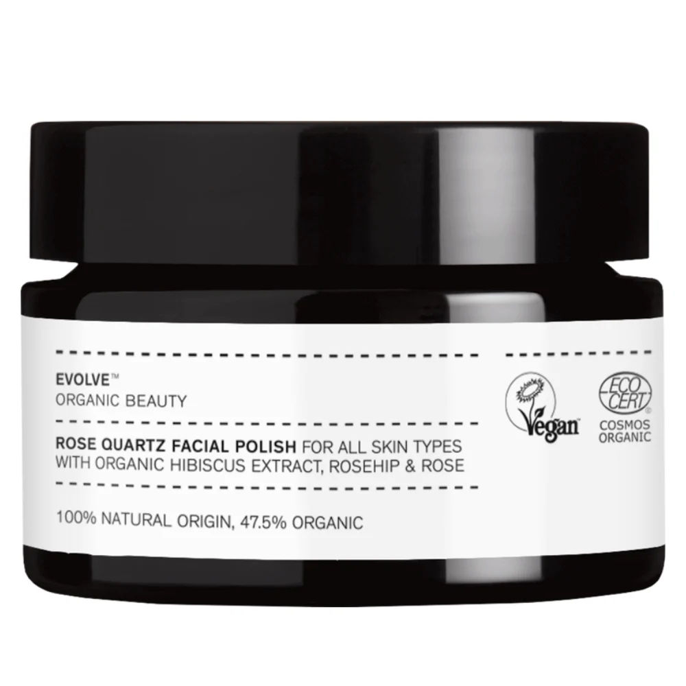 Evolve organic beauty Lucidante viso al quarzo rosa 30 ml