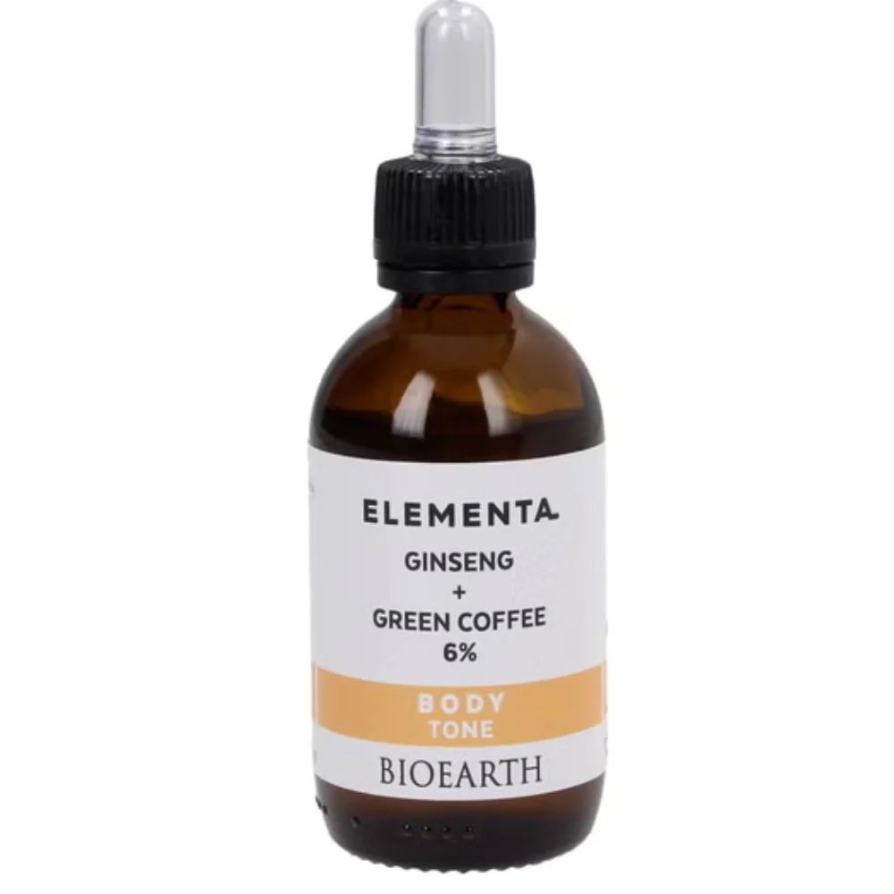 Bioearth ELEMENTA BODY TONE Ginseng + Caffè Verde 6% 50 ml