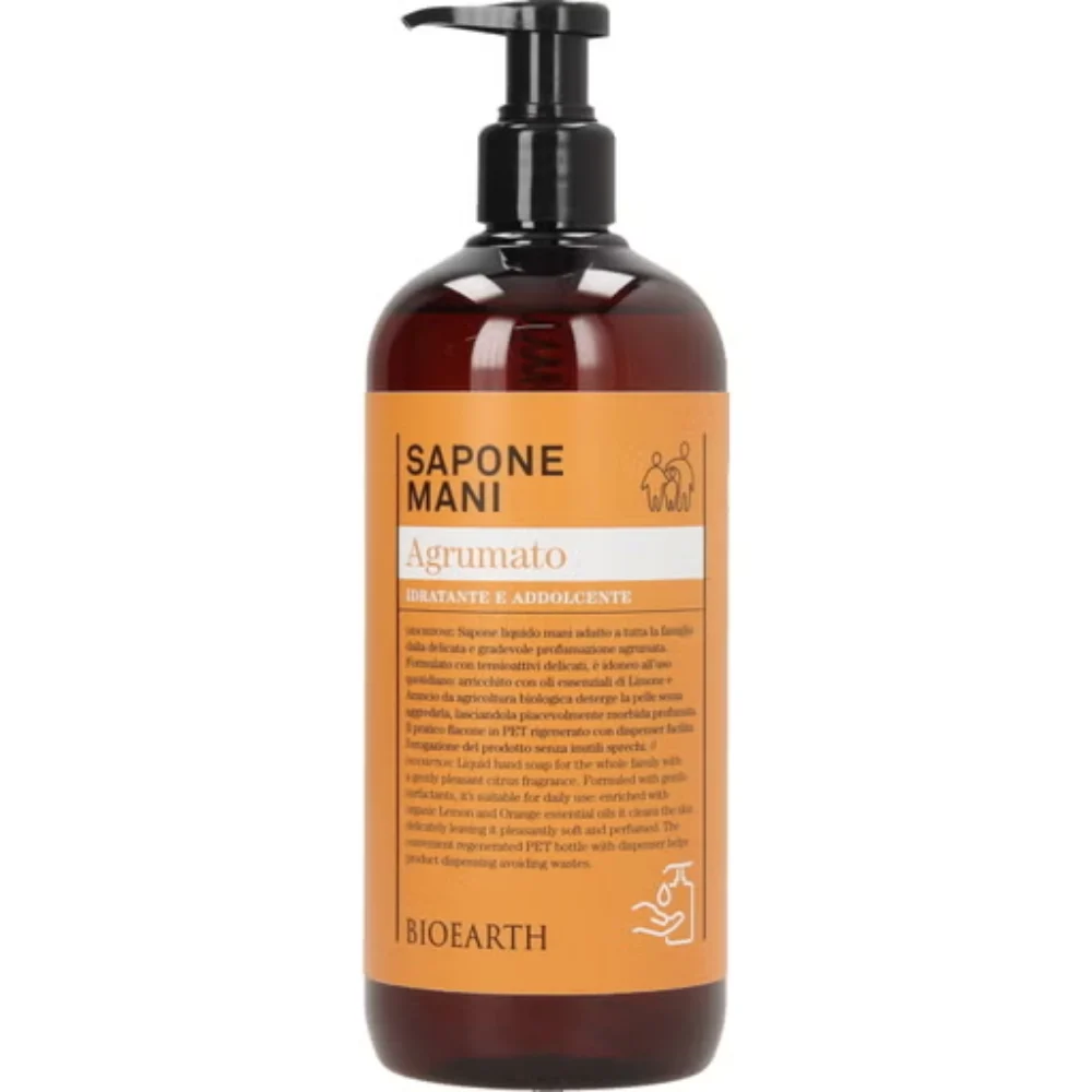 Bioearth Famiglia Sapone Mani Agrumi (500 ml)