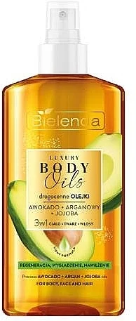 Olio multifunzionale 3in1 per la cura del corpo, viso e capelli