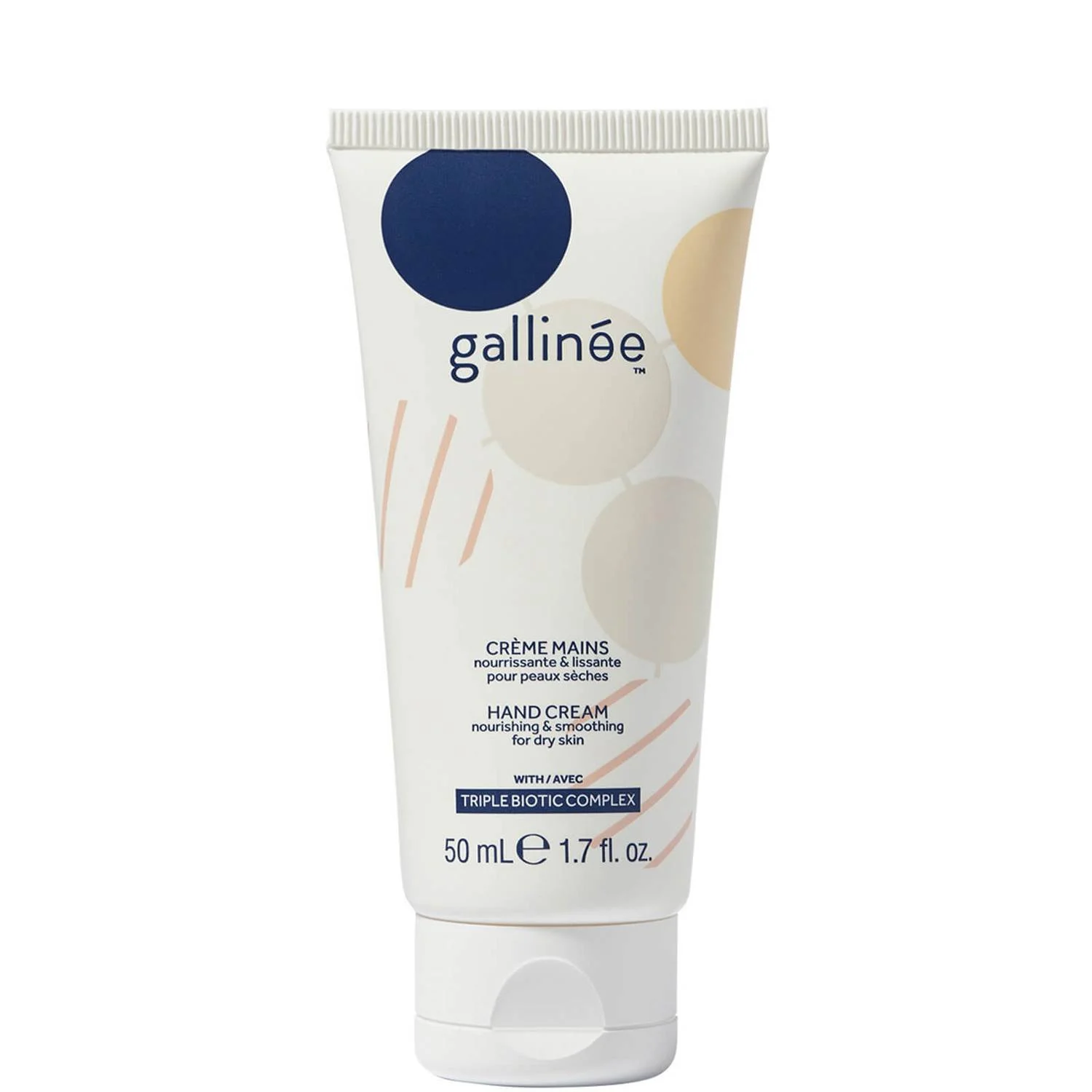 Gallinee, cura del corpo, triplo complesso biotico, nutriente, crema per le mani, 50 ml