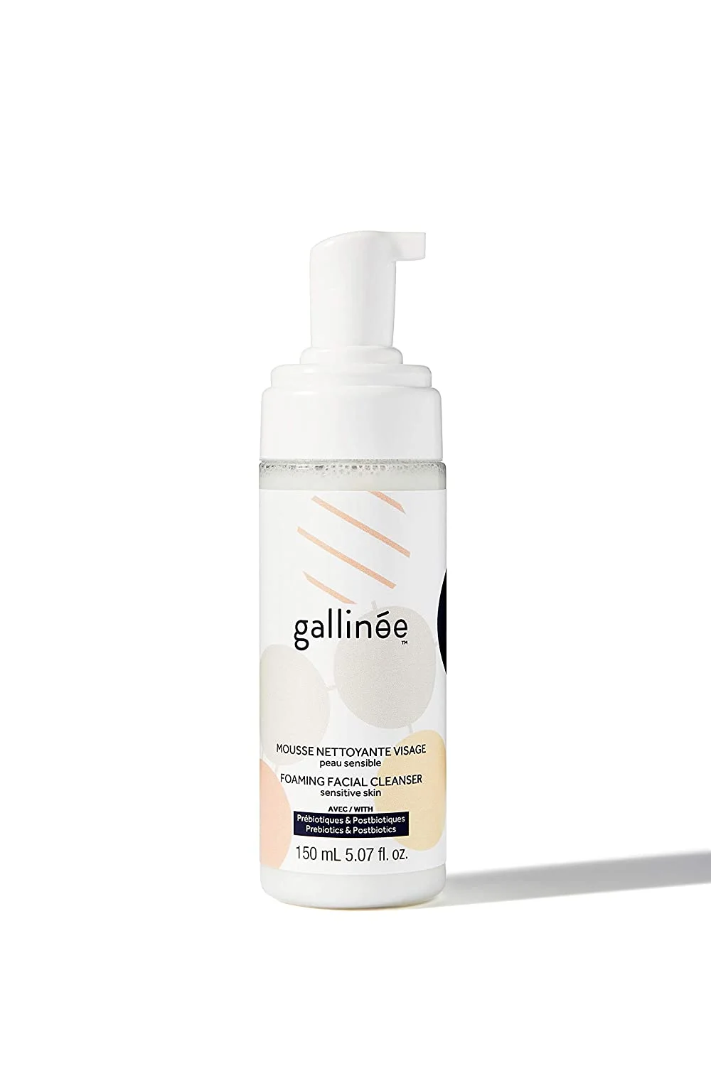 Gallinee, Microbiome Skincare, Prebiotici e Postbiotici, Crema Schiumogena Purificante Detergente, 150 ml