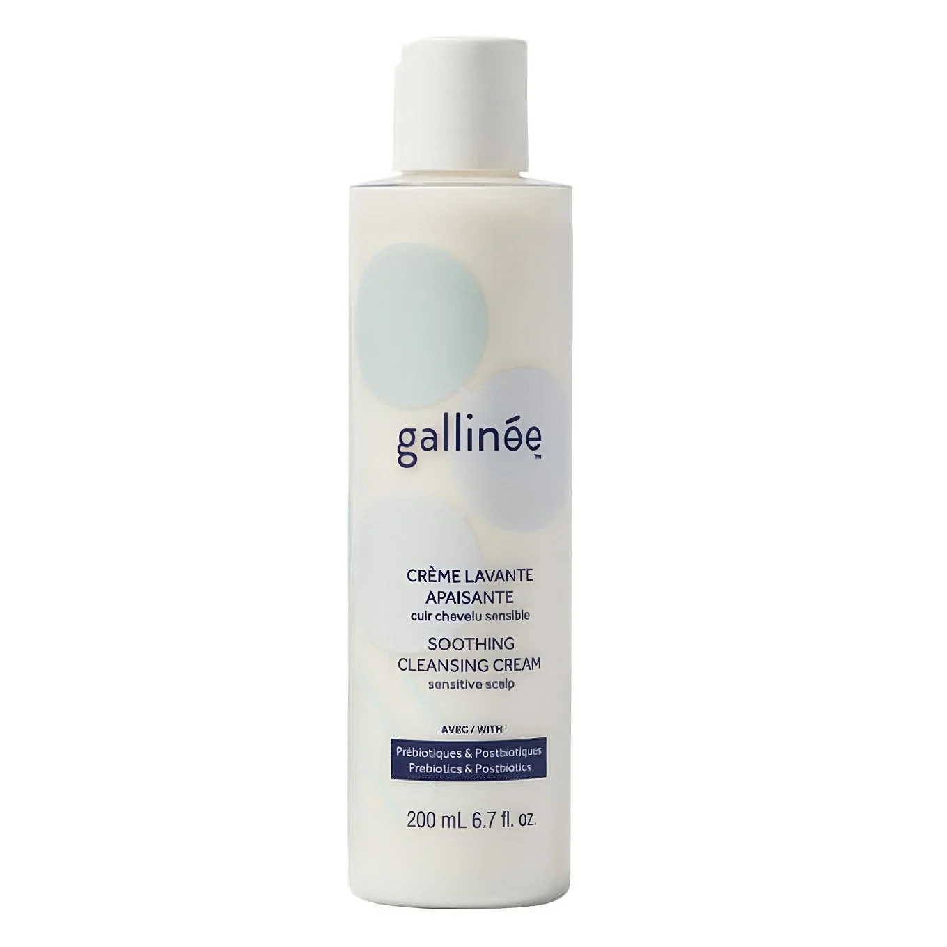 Gallinee, cura dei capelli, prebiotici e postbiotici, shampoo per capelli, per calmare, 200 ml