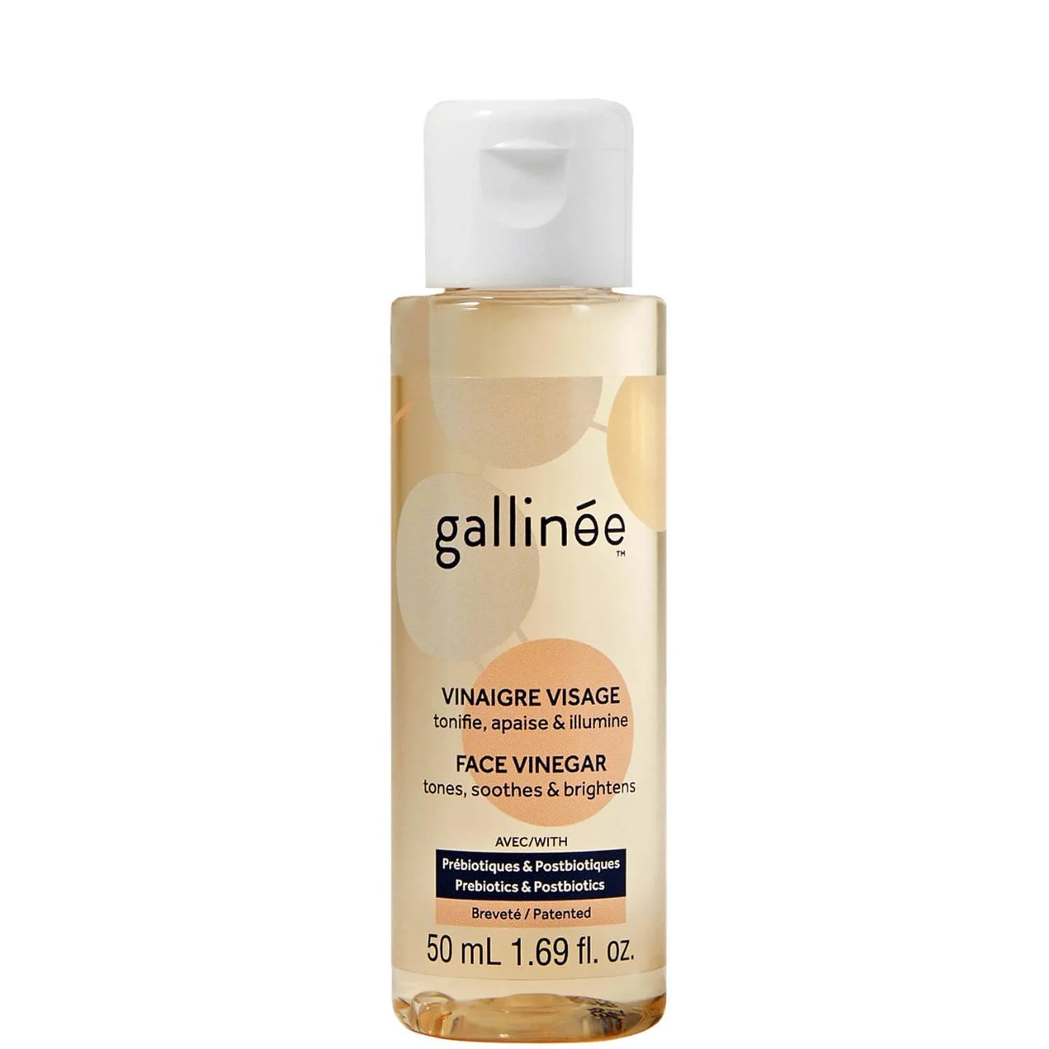 Gallinee Microbiome Skincare Lozione lenitiva prebiotica e postbiotica per il viso 50 ml