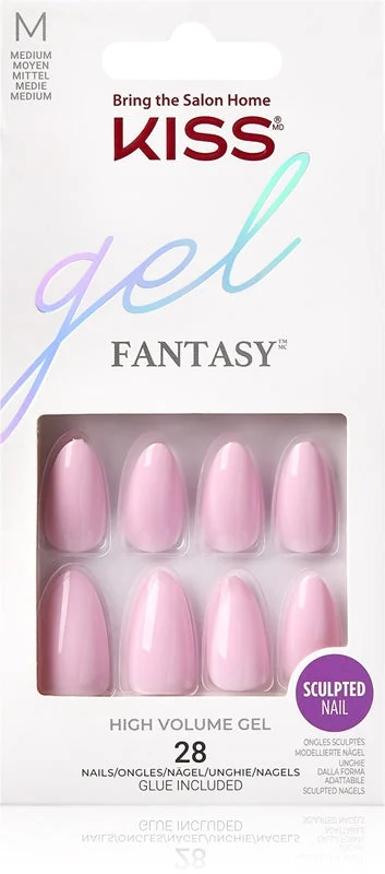 KISS Gel Fantasy High Volume Gel Unghie finte No Regrets 28 pezzi