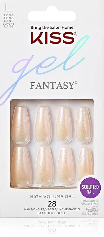 KISS Gel Fantasy High Volume Gel Unghie finte Hold Me Closer 28 pezzi