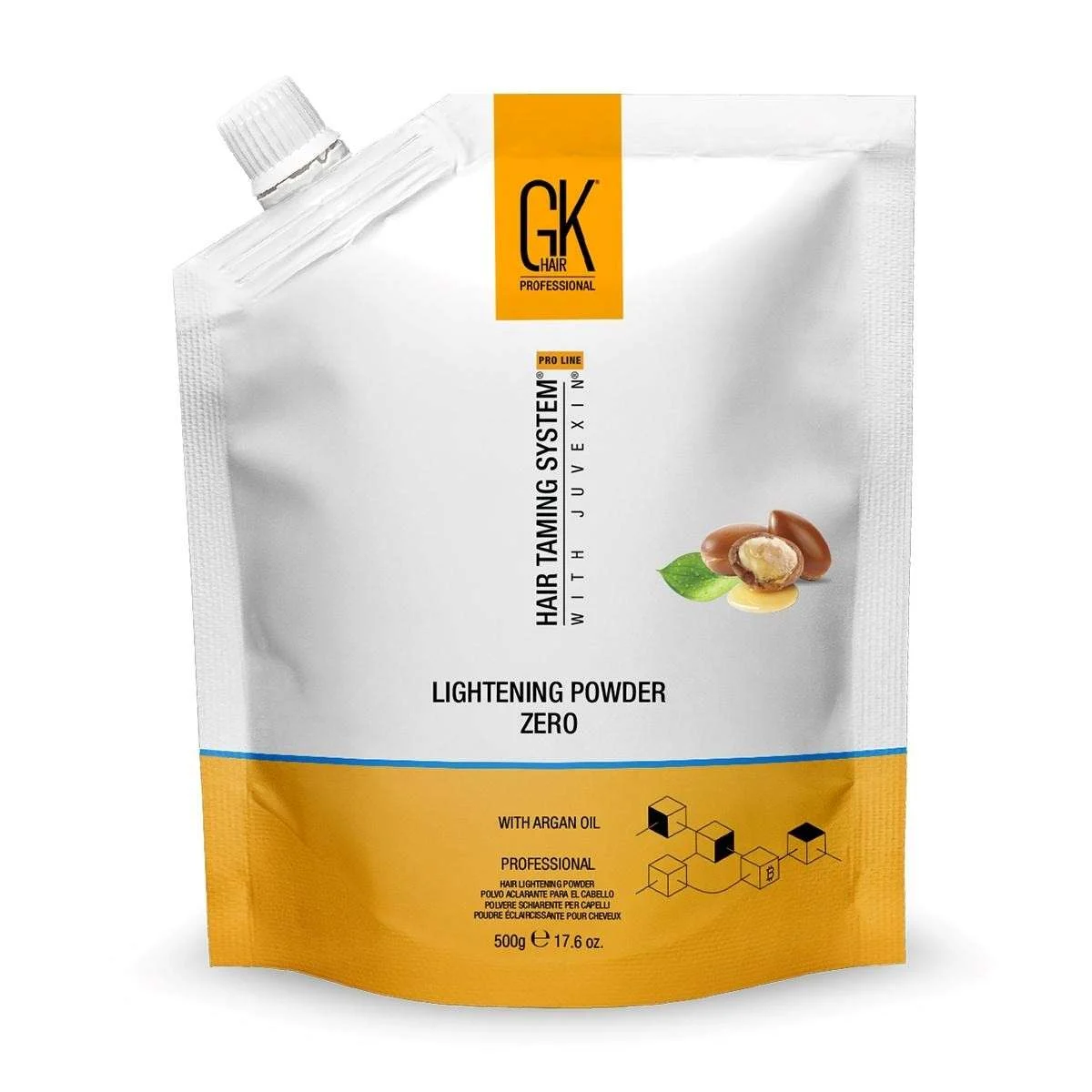GK HAIR GLOBAL KERATIN LIGHTENING POWDER ZERO 500 GR.