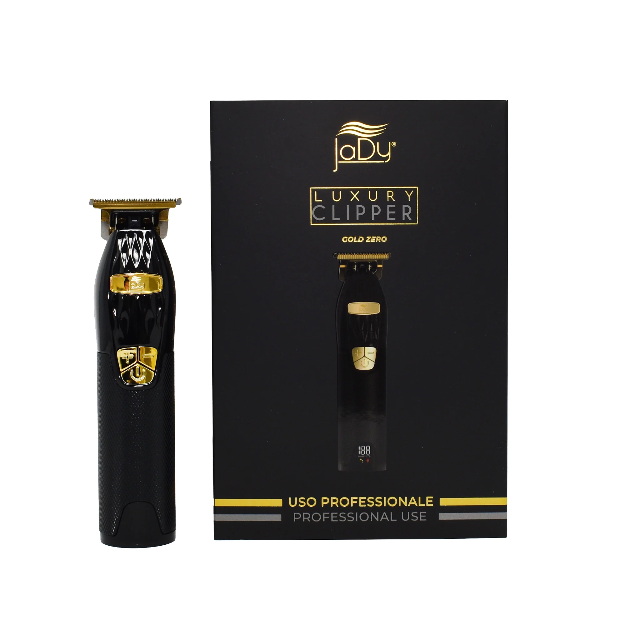 JADY LUXURY CLIPPER GOLD ZERO TOSATRICE RASOIO ELETTRICO TAGLIO 0 USO PROFESSIONALE