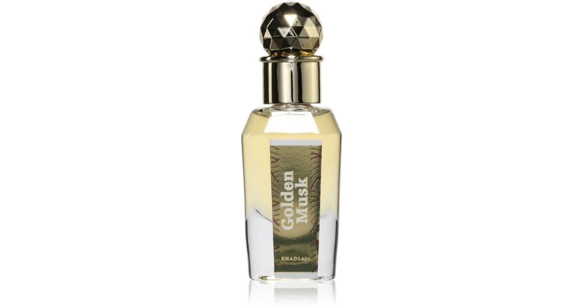 Khadlaj Golden Musk olio profumato unisex 15 ml