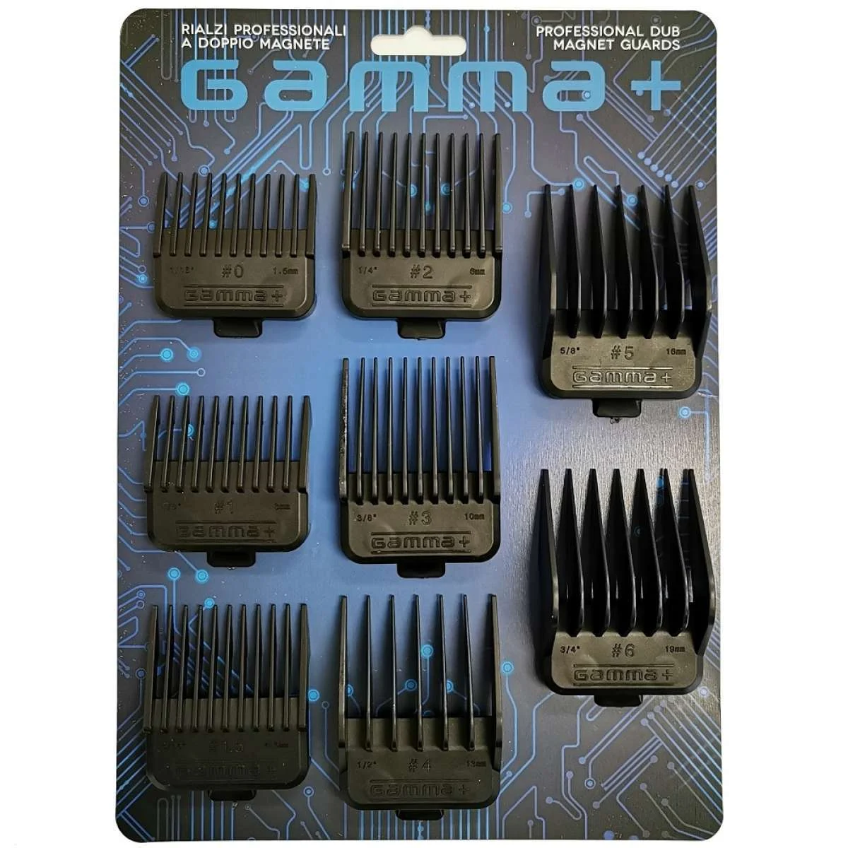 GAMMA + SET 8 PETTINI CON DOPPIO MAGNETE – PER TUTTE LE TOSATRICI
