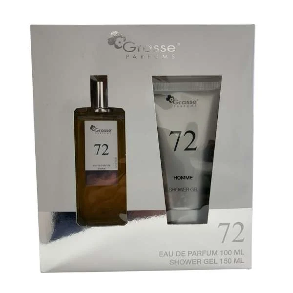 GRASSE COFANETTO EAU DE PARFUM POUR HOMME 72 100 ML. + SHOWER GEL HOMME 100 ML.