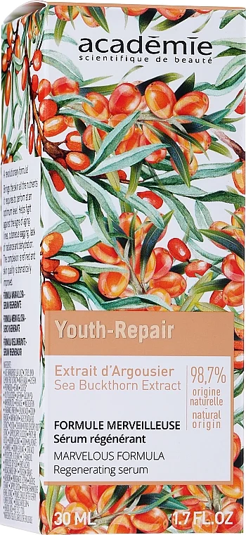 Siero viso rigenerante con estratto di olivello spinoso