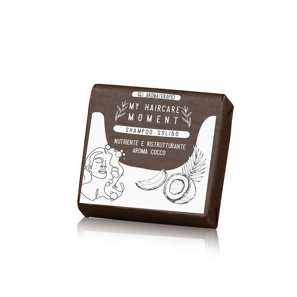 LABOR SHAMPOO SOLIDO NUTRIENTE E RISTRUTTURANTE AROMA COCCO H098