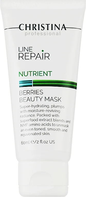 Maschera viso idratante ai frutti di bosco